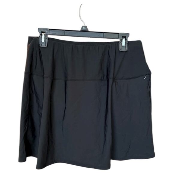 Miraclesuit Swim Skirt - Black with Zipper Pocket - L - Picture 1 of 5